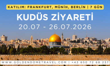 kudüs turu frankfurt, berlin, münih, amsterdam